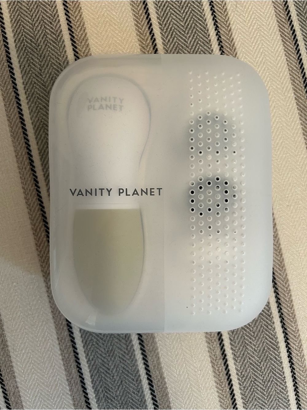Vanity Planet Facial Cleansing Brush - Frosted White